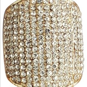 J Lo Gold Sparkly Ring 7